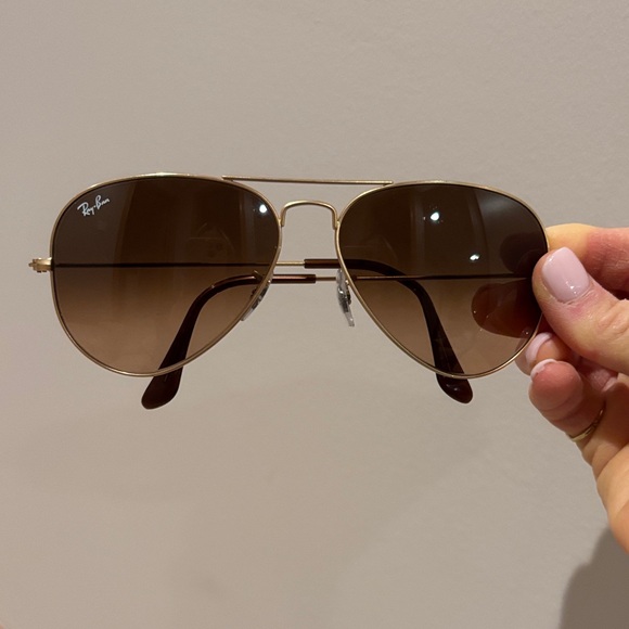 Ray-Ban Accessories - Ray-Ban aviator sunglasses - Gold Frame with Brown Lenses